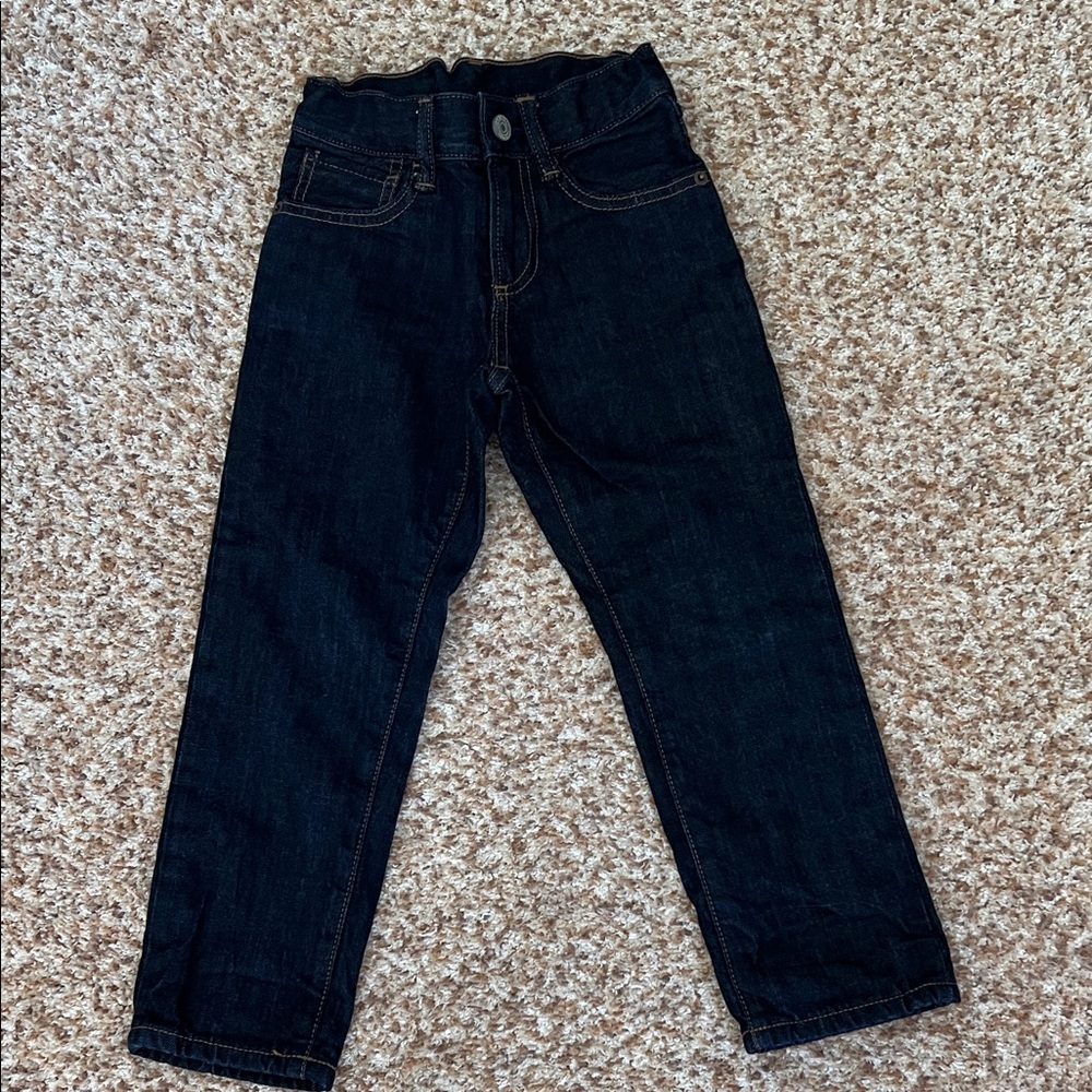 GAP Kids Deep Indigo Straight Jeans - like new